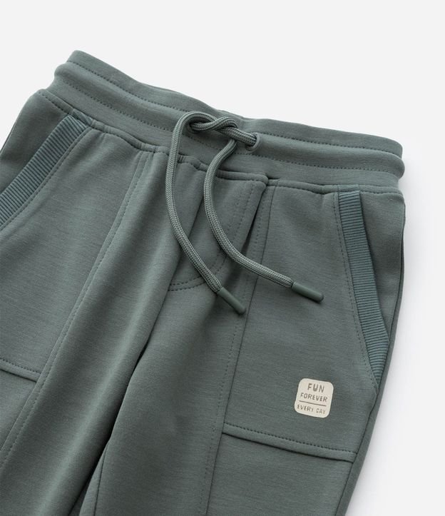 Pantalón Infantil en Modal con Recortes y Bolsillos - Talle 1 a 6 años 7