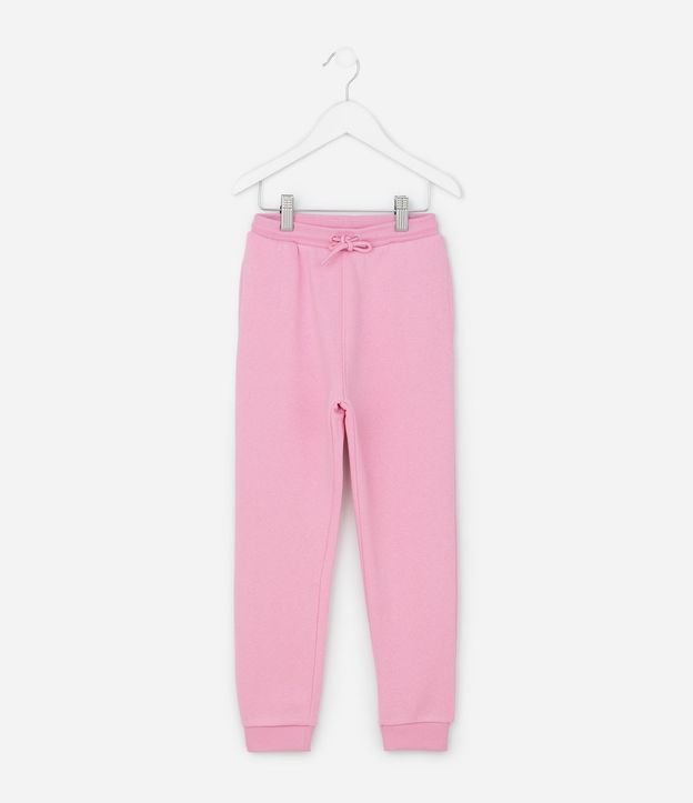 Pantalón Infantil Jogger en Algodón con Felpa – Talle 1 a 5 años