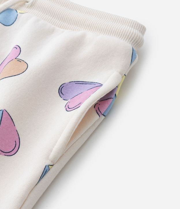 Pantalón Infantil Jogger con Estampado de Corazones – Talle 1 a 5 años 6