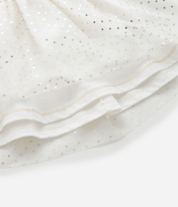 Pollera Infantil en Tule con Estampa de Lunares - Talle 1 a 6 años 4