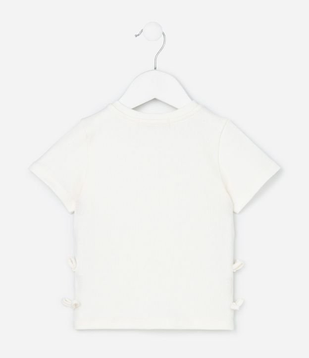 Blusa Infantil en Rib con Laços Laterales - Talle 1 a 6 años 3