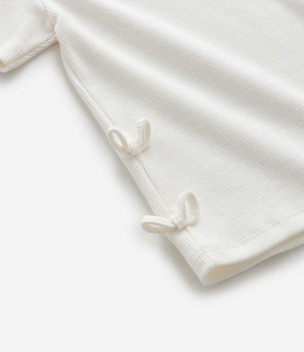 Blusa Infantil en Rib con Laços Laterales - Talle 1 a 6 años 5
