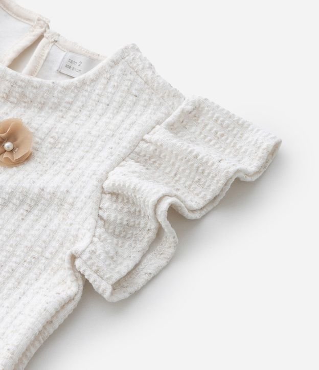 Conjunto Infantil con Flores Texturizada - Talle 1 a 6 años 11