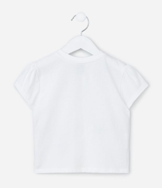 Remera Infantil  Manga Corta con Estampa de Sellos Playeros - Talle 1 a 6 años 3
