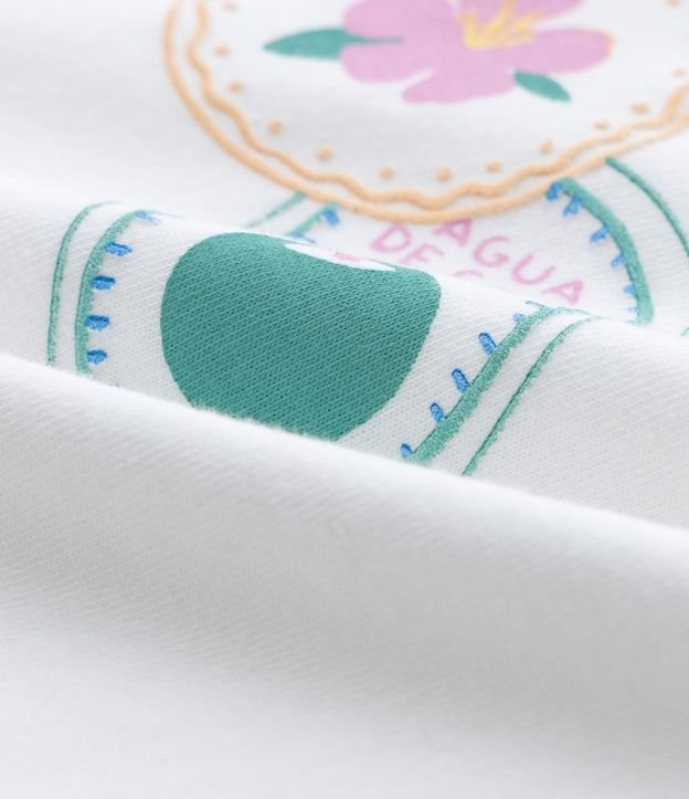 Remera Infantil  Manga Corta con Estampa de Sellos Playeros - Talle 1 a 6 años 4