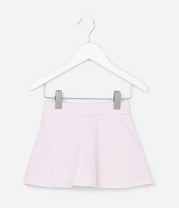 Short Pollera Infantil Básico en Algodón - Talle 1 a 6 años 2