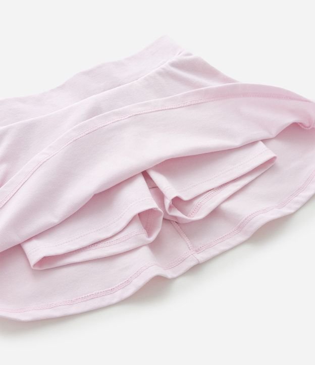 Short Pollera Infantil Básico en Algodón - Talle 1 a 6 años 6