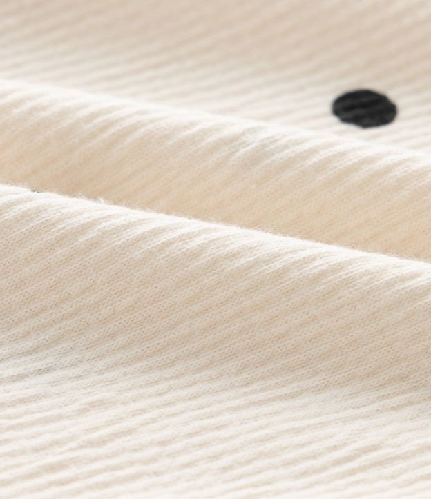 Pantalón Infantil con Estampa de Lunares Volados Laterales y Texturizada - Talle 1 a 6 años 4