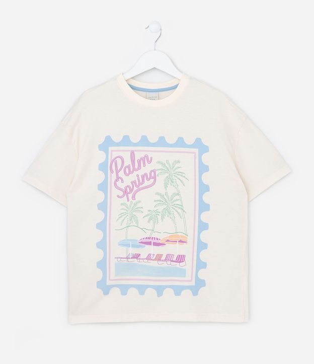 Remera Infantil con Estampa Palm Spring - Talle 5 a 14 años 2