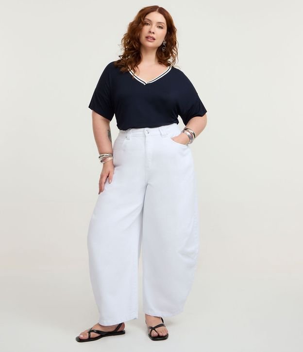 Blusa Alargada en Viscolycra Curve & Plus Size 3