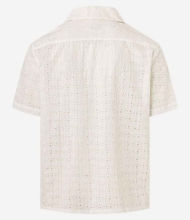 Camisa Comfort en Algodón con Textura y Laise Florida 5