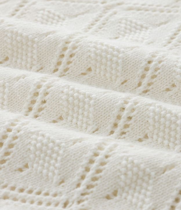 Camisa Polo con Efecto Crochet y Textura en Rombo 8