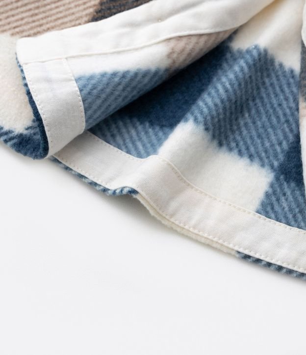 Camisa Infantil en Fleece con Estampado de Cuadros – Talle 1 a 5/6 años 5