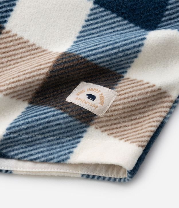 Camisa Infantil en Fleece con Estampado de Cuadros – Talle 1 a 5/6 años 8