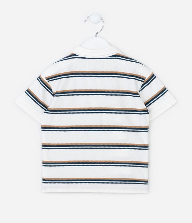 Remera Polo Infantil con Estampa Hilo Teñido- Talle 1 a 6 años 2