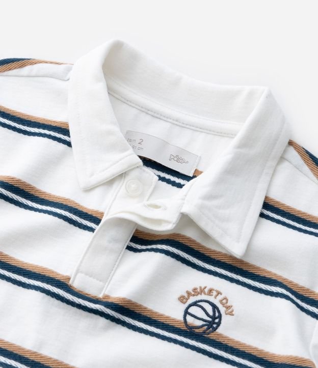 Remera Polo Infantil con Estampa Hilo Teñido- Talle 1 a 6 años 4
