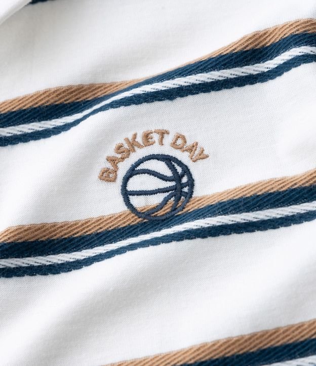 Remera Polo Infantil con Estampa Hilo Teñido- Talle 1 a 6 años 7