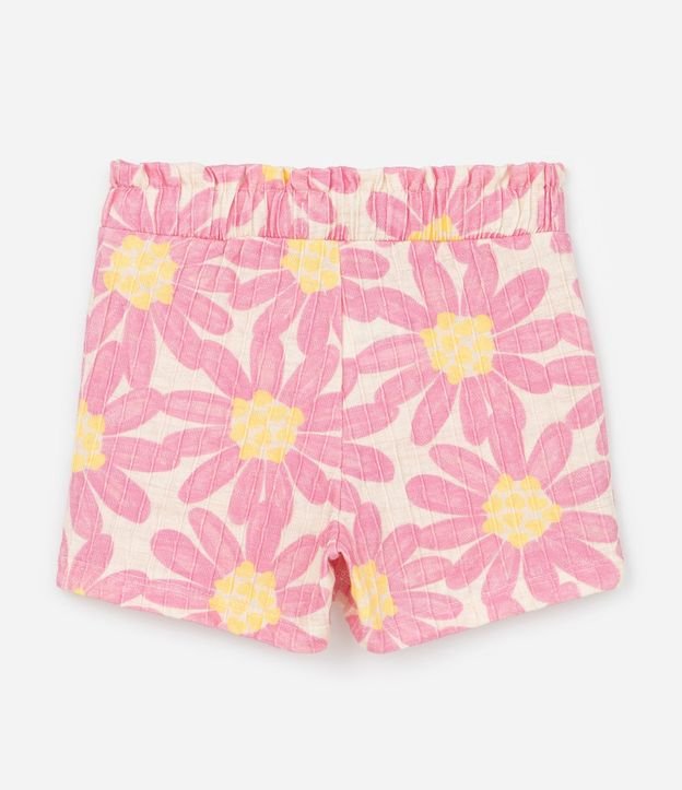 Conjunto Infantil en Algodón con Estampa de Flores - Talle 1 a 5 años 7