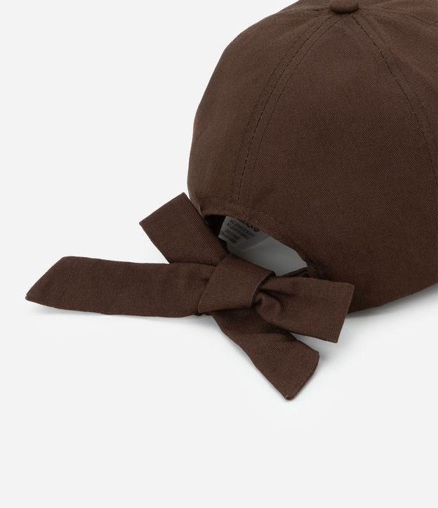 Gorra Aba Curva en con Lazo Trasero 4