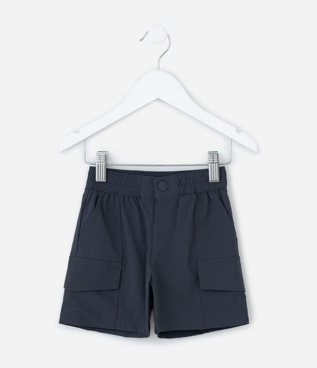 Bermuda Infantil con Bolsillo Cargo - Talle 1 a 6 Años 3
