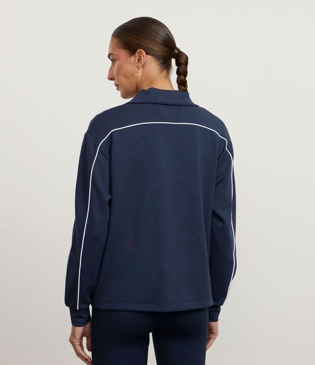 Campera Deportiva en Modal con Friso Contrastante 4