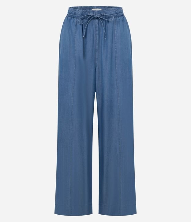Pantalón Wide Leg en Liocel con Nervura 6