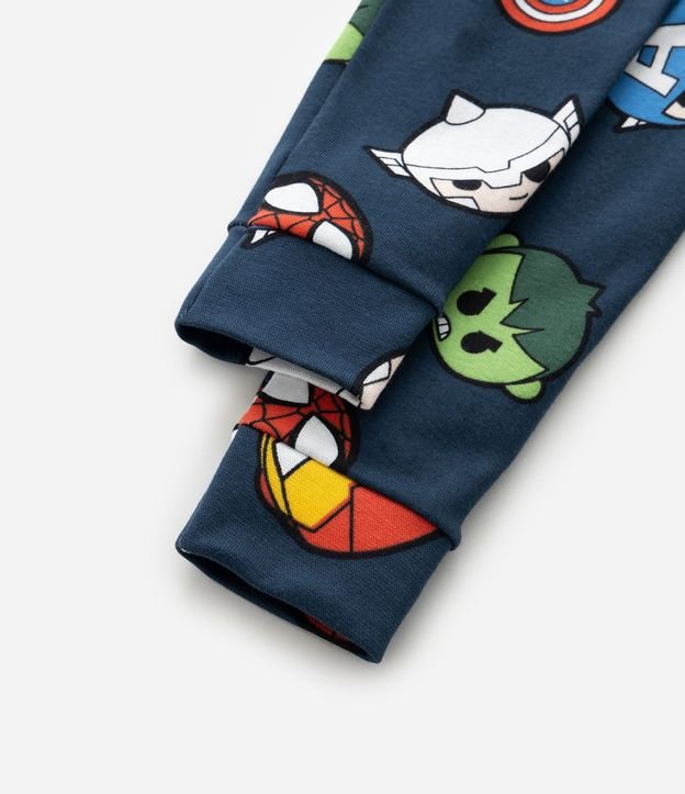 Pijama Largo Infantil Mini Héroes de Marvel - Talle 2 a 6 años 7