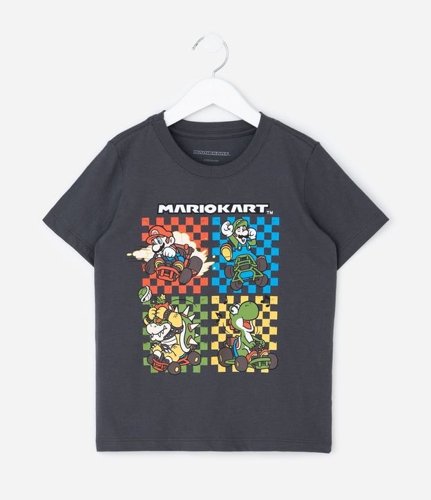 Remera Infantil con Estampado Mario Kart – Talle 4 a 10 años 2