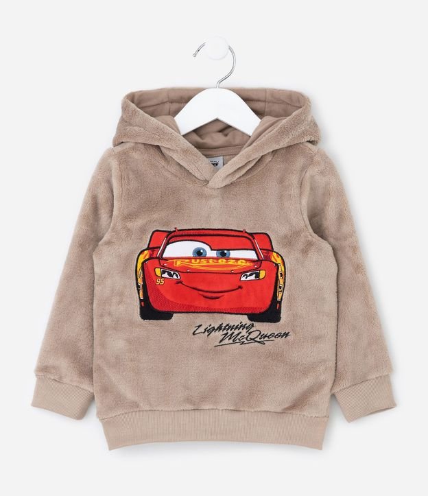 Saco Infantil en Sherpa con Bordado Cars – Talle 1 a 6 años 1