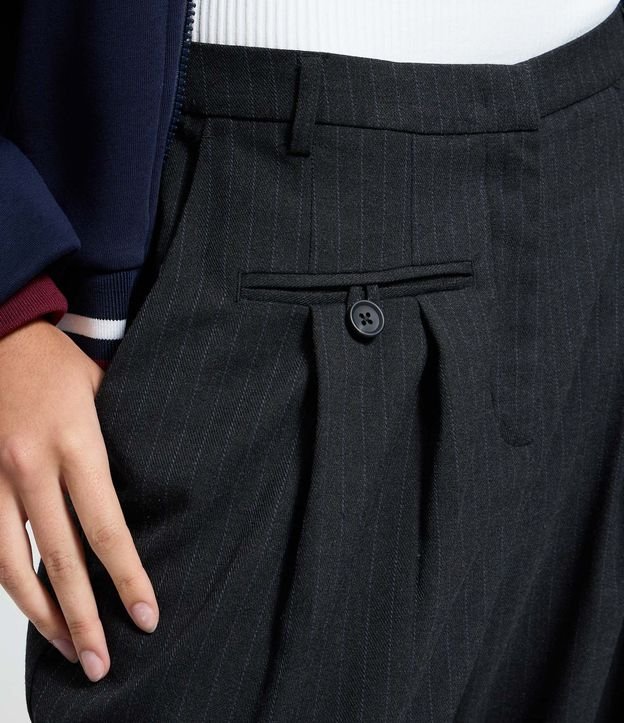 Pantalón Recto Sastre con Raya de Tiza 3
