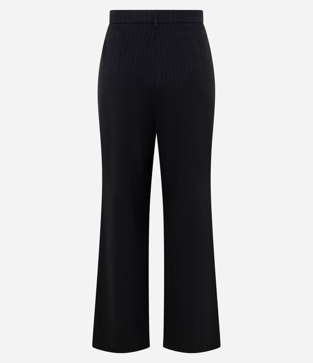 Pantalón Recto Sastre con Raya de Tiza 5