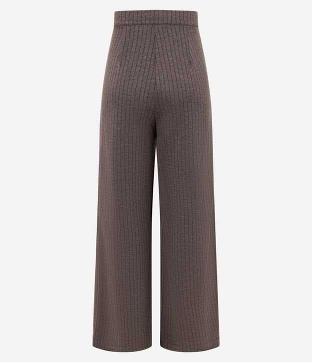 Pantalón Wide Leg Sastre con Raya de Tiza 6