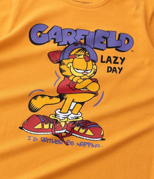 Pijama Corta Infantil con Estampa Garfield - Talle 5 a 14 años 9