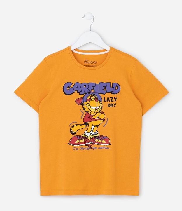 Pijama Corta Infantil con Estampa Garfield - Talle 5 a 14 años 3