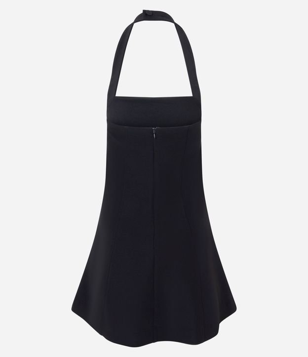 Vestido Corto con Escote Halter Neck 5