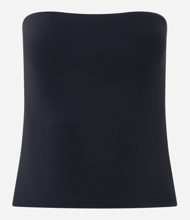 Blusa Ajustada Sin Bretel en Poliamida 6