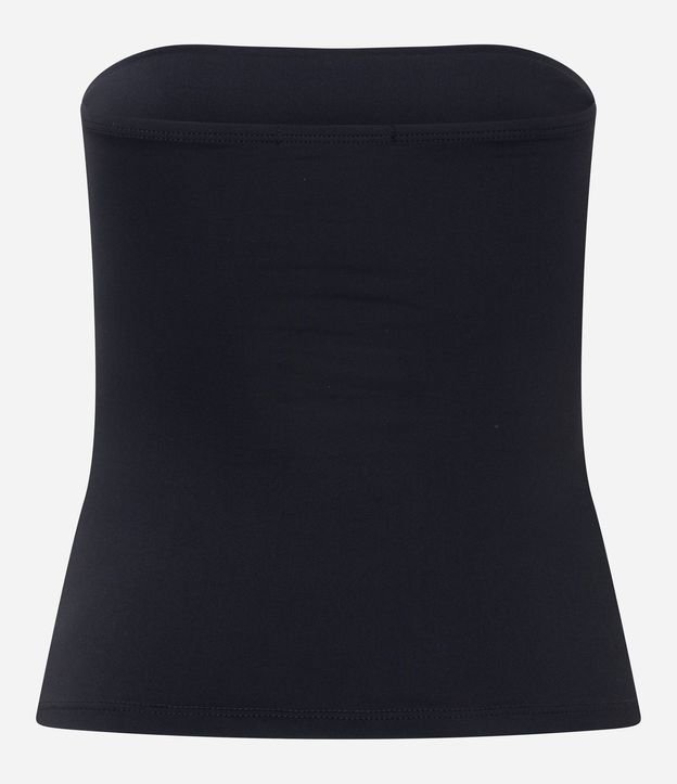 Blusa Ajustada Sin Bretel en Poliamida 7
