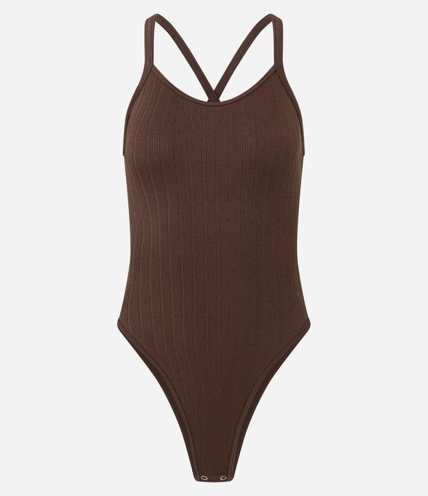 Body Seamless en Poliamida con Alça Trenzada
