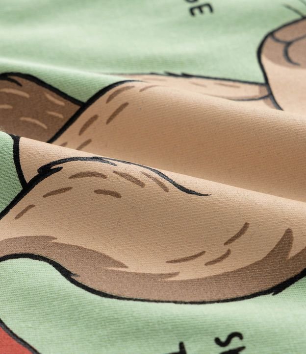 Pijama Largo Infantil con Estampa de Cuadros y Carpincho Skatista - Talle 5 a 14 años 9