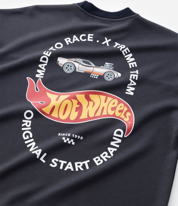 Suéter Infantil Boxy en Tech Fleece con Estampado Hot Wheels – Talle 4 a 12 años 7