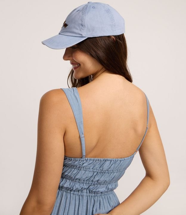 Vestido Evasê Corto con Lazo y Babados 4