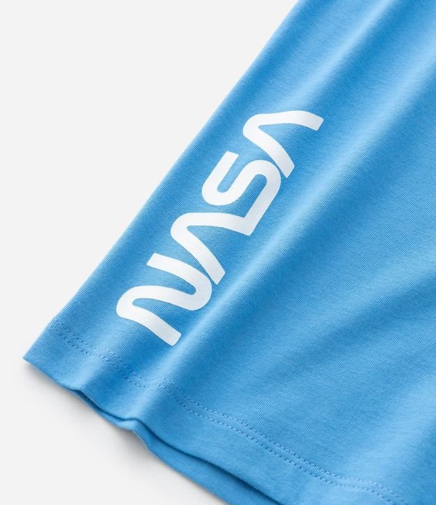 Pijama Infantil con Blusa y Short con Estampa Nasa - Talle 5 A 12 años 10