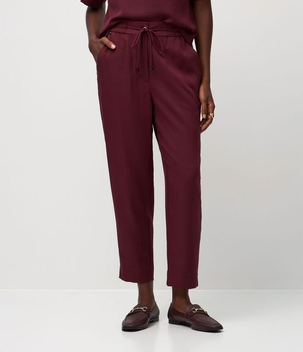 Pantalón Fluido con Cintura Elástica y Lazo 3