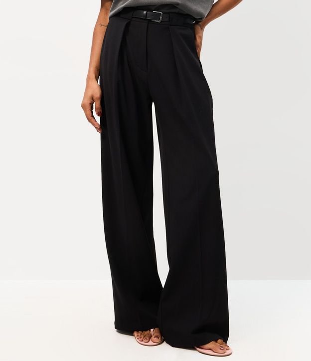 Pantalón Pantalona en Sastrería con Cinturón 2