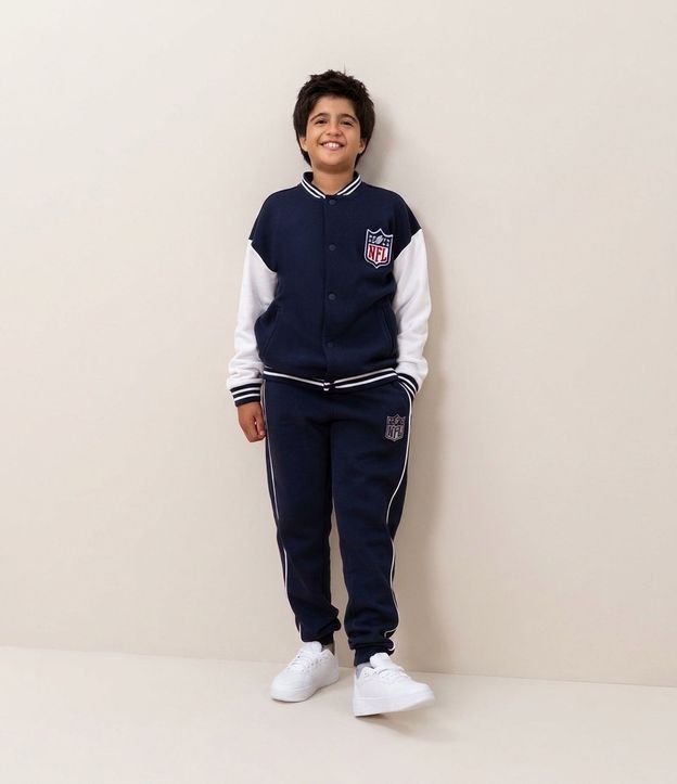 Buzo Infantil Bomber con Bordado de la NFL – Talle 5 a 14 años