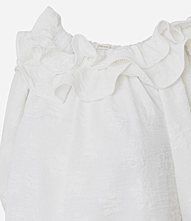 Blusa Texturizada Hombro a Hombro 7