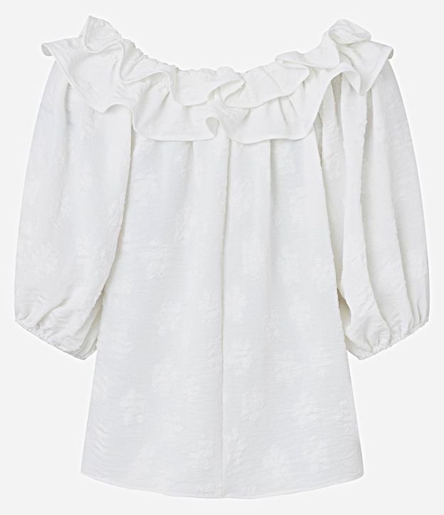 Blusa Texturizada Hombro a Hombro 8