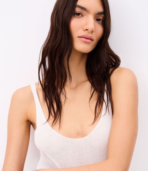 Blusa en Punto con Escote U y Asa Mediana 3