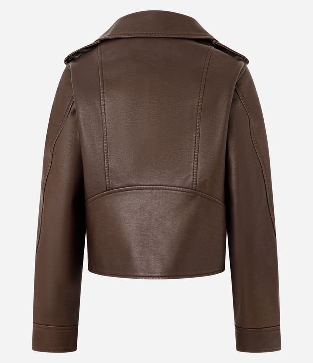 Campera Biker con Cremallera Asimétrico y Hebilla 6