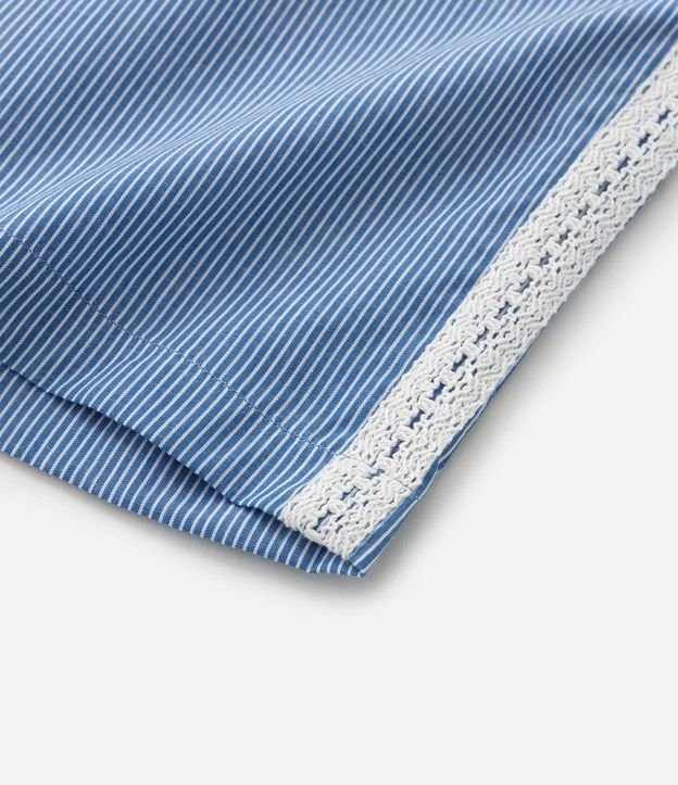 Pantalón Infantil en Tricolina con Rayas y Cordón – Talle 5 a 14 años 5